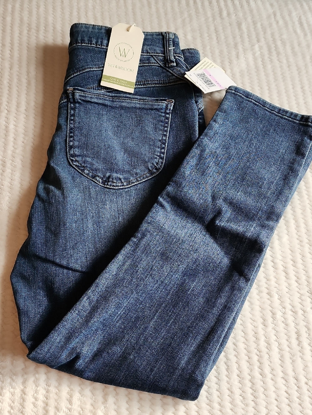 Wit & Wisdom Made In Mexico Classic Blue Women's Jeans Brand New
